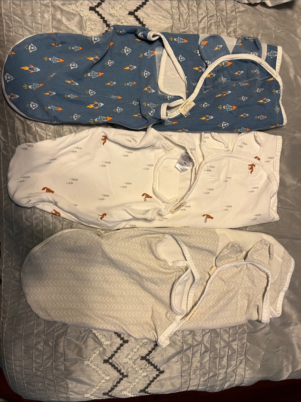 Bundle of 3 Swaddles